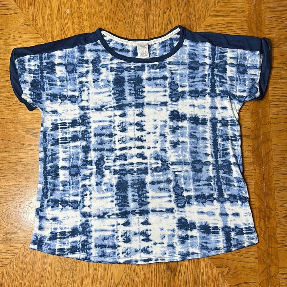 LUCKY BRAND Women’s Tie-Dye Short Sleeve Top - Picture 2 of 8